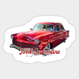 1953 Ford Customline 2 Door Sedan Sticker